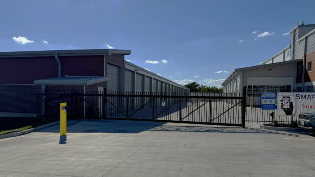 entrance to the facility