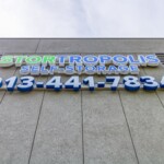Exterior Signage at StorTropolis Self-Storage in Shawnee KS