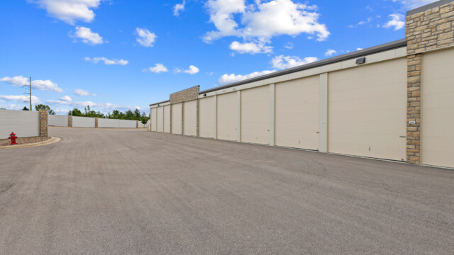 drive-up storage units at StorTropolis Self-Storage in Lenexa KS