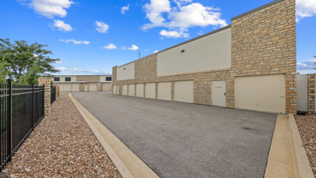 drive-up storage units at StorTropolis Self-Storage in Lenexa KS