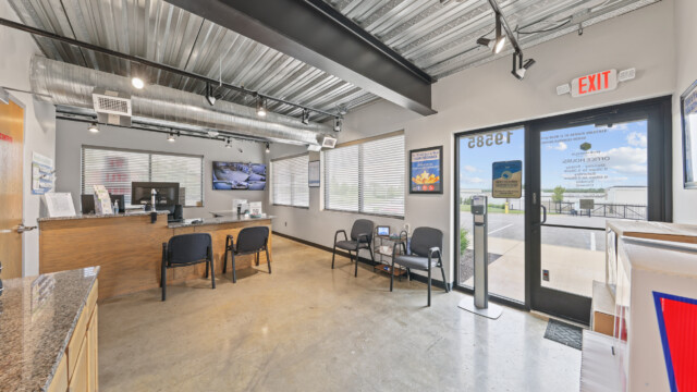 storage office at StorTropolis Self-Storage in Lenexa KS