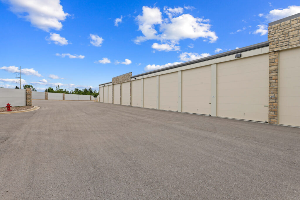 drive-up storage units at StorTropolis Self-Storage in Lenexa KS